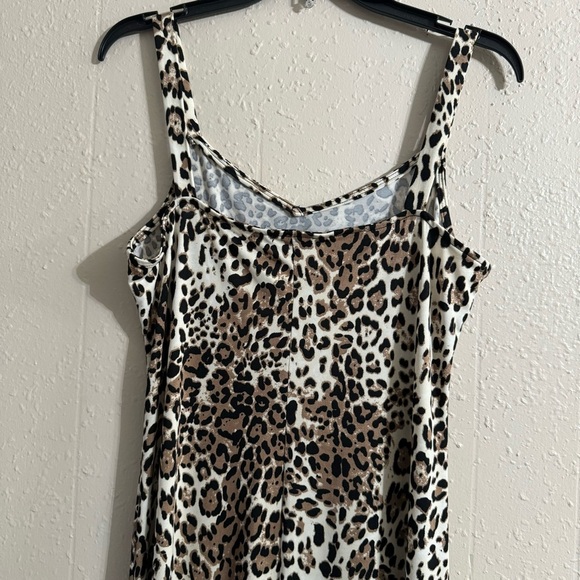 MSK Leopard Print Long Dress - Picture 5 of 8